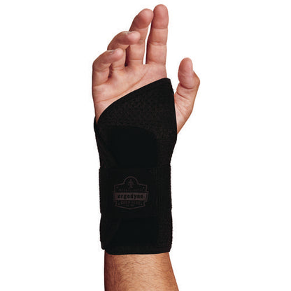 Proflex 4005 Wrist Brace Support With Single Strap, X-large, Fits Right Hand, Black