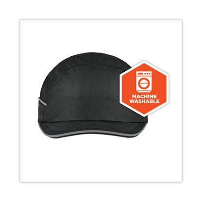 Skullerz 8955 Lightweight Bump Cap Hat, Micro Brom, Black