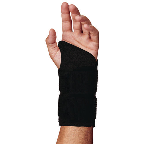 Proflex 4015 Wrist Brace Support With Double Strap, X-large, Fits Left Hand, Black