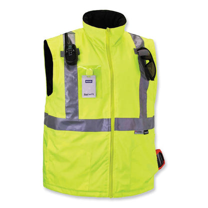 Glowear 8287 Class 2 Hi-vis Jacket With Removable Sleeves, 3x-large, Lime