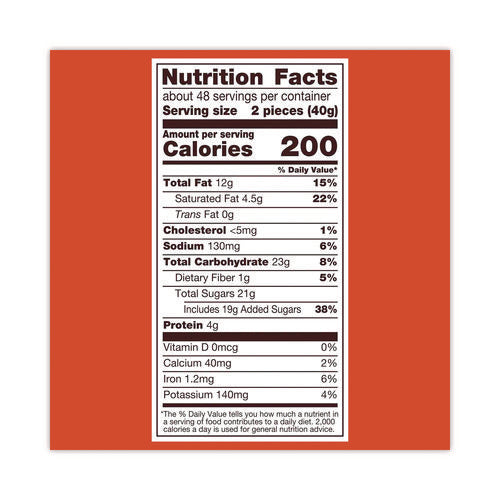 Snack Size Peanut Butter Cups, 19.5 Oz Bag, 2 Bags/carton