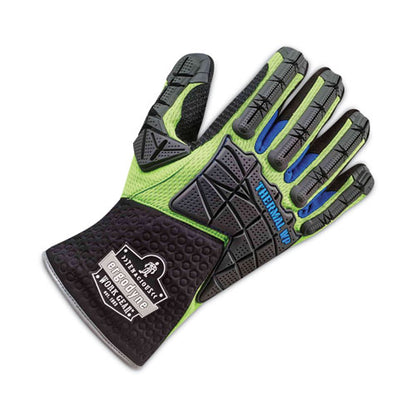 Proflex 925wp Performance Dorsal Impact-reduce Thermal Waterproof Glove, Black/lime, Medium, Pair