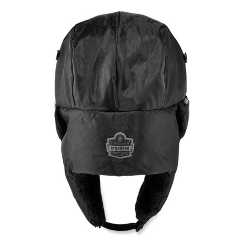 N-ferno 6802z Zippered Trapper Hat, Large/x-large, Black