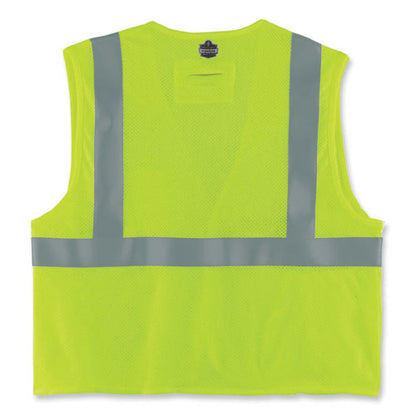 Glowear 8260frhl Class 2 Fr Safety Hook And Loop Vest, Modacrylic/kevlar, Large/x-large, Lime