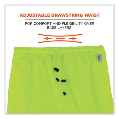 Glowear 8915 Class E Hi-vis Rain Pants, 3x-large, Lime