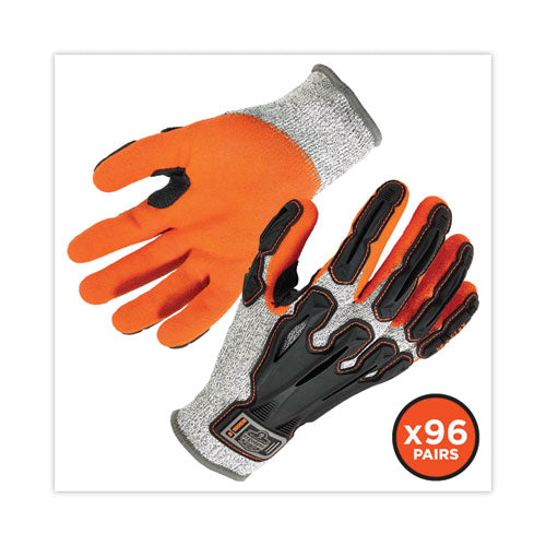 Proflex 922cr Nitrile Coated Cut-resistant Gloves, Gray, Medium, 96 Pairs/carton