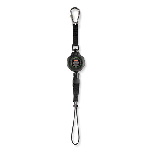 Squids 3001 Retractable Tool Lanyard With Choking-loop Tool Tether + Carabiner Anchor, 2 Lb Max Working Capacity, 48" Long