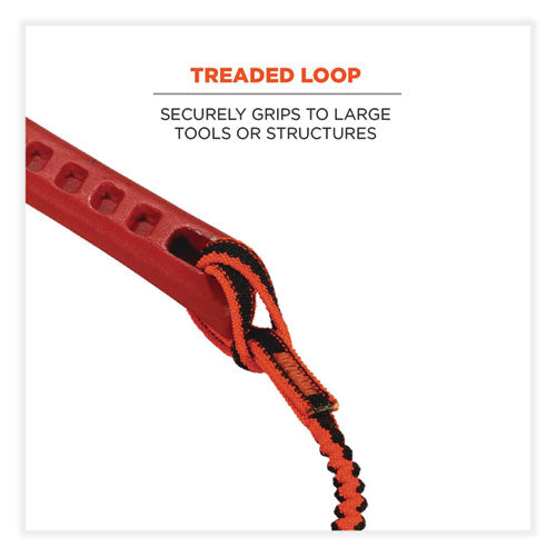 Squids 3101f(x) Tool Lanyard With Stainless-steel Carabiner + Loop, 15 Lb Max Working Capacity, 38" To 48" Long