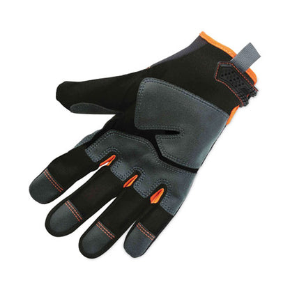 Proflex 810 Reinforced Utility Gloves, Black, 2x-large, Pair