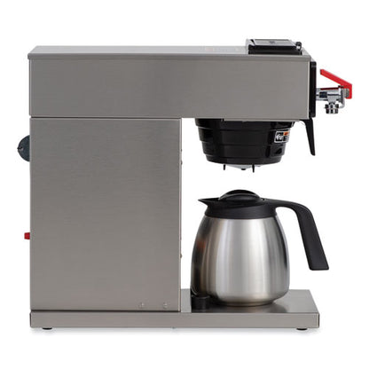 Cwtf15-tc 12-cup Automatic Thermal Coffee Brewer, Gray/stainless Steel