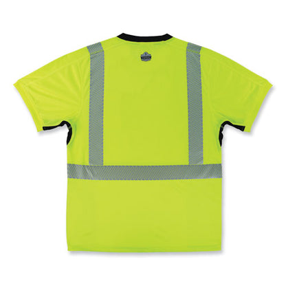 Glowear 8283bk Class 2 Lightweight Performance Hi-vis T-shirt, Polyester, 5x-large, Lime