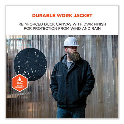 N-ferno 6468 Duck Canvas Work Jacket, 3x-large, Black