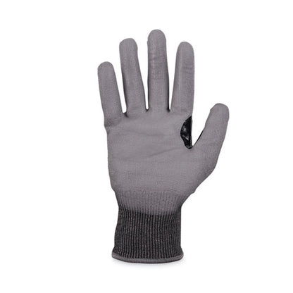 Proflex 7071 Ansi A7 Pu Coated Cr Gloves, Gray, Medium, Pair