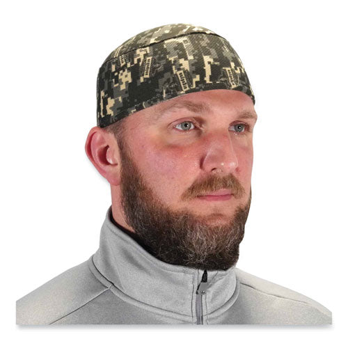 Chill-its 6630 High-performance Terry Cloth Skull Cap, Polyester, One Size Fits Most, Camo