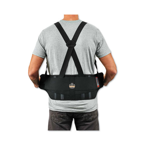 Proflex 1625 Elastic Back Support Brace, 2x-large, 42" To 46" Waist, Black