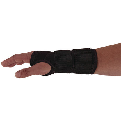 Proflex 4015 Wrist Brace Support With Double Strap, Small, Fits Left Hand, Black