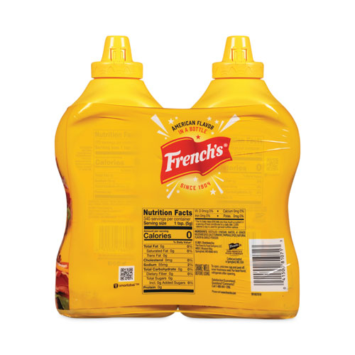 Classic Yellow Mustard, 30 Oz Bottle, 2/pack