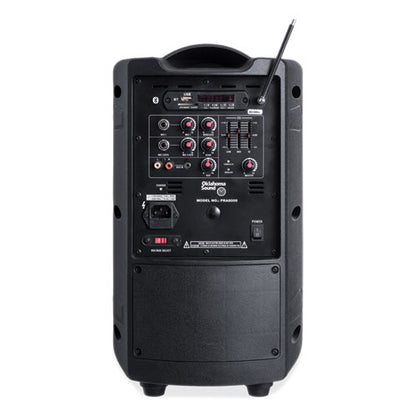 Wireless Pa System With Wireless Tie Clip Microphone, 40 W, Black