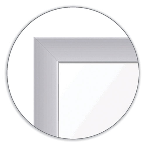 1 X 1 Grid Magnetic Whiteboard, 72.5" X 48.5", White/gray Surface, Satin Aluminum Frame