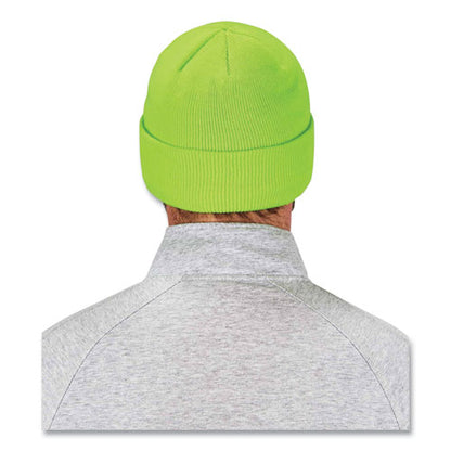 N-ferno 6806 Cuffed Rib Knit Winter Hat, One Size Fits Most, Lime