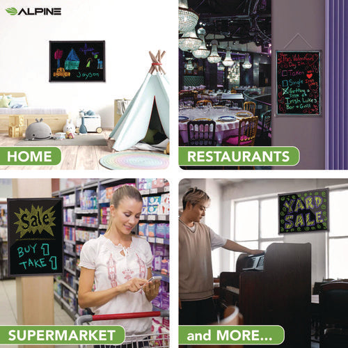 Led Illuminated Hanging Message Writing Board, 23.6