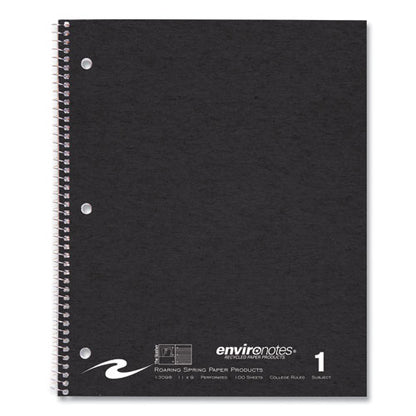 Stasher Wirebound Notebooks, 1-subject, Medium/college Rule, Randomly Assorted Cover, (100) 11 X 9 Sheets, 24/carton