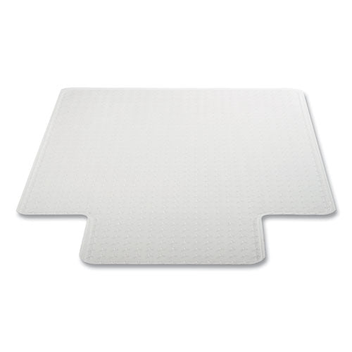 Duramat Moderate Use Chair Mat For Low Pile Carpeting, Lipped, 45 X 53, Clear, 50/pallet