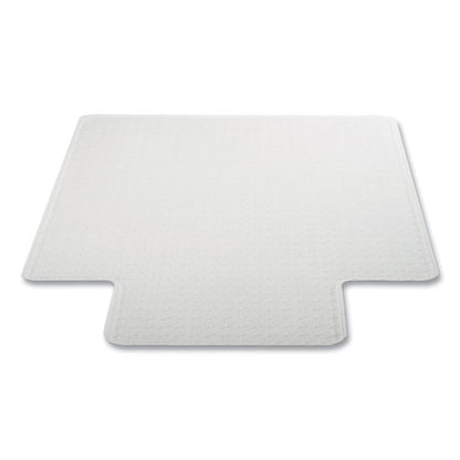 Duramat Moderate Use Chair Mat For Low Pile Carpeting, Lipped, 45 X 53, Clear, 50/pallet