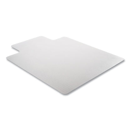 Duramat Moderate Use Chair Mat For Low Pile Carpeting, Lipped, 36 X 48, Clear, 25/pallet