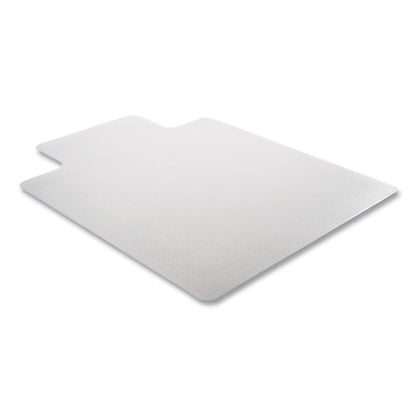 Duramat Moderate Use Chair Mat For Low Pile Carpeting, Lipped, 45 X 53, Clear, 25/pallet