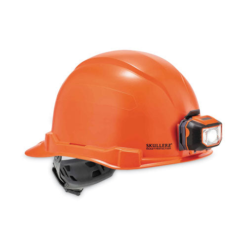 Skullerz 8970led Class E Hard Hat Cap Style With Led Light, Orange