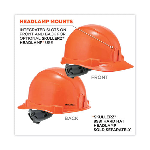 Skullerz 8970 Class E Hard Hat Cap Style, Orange