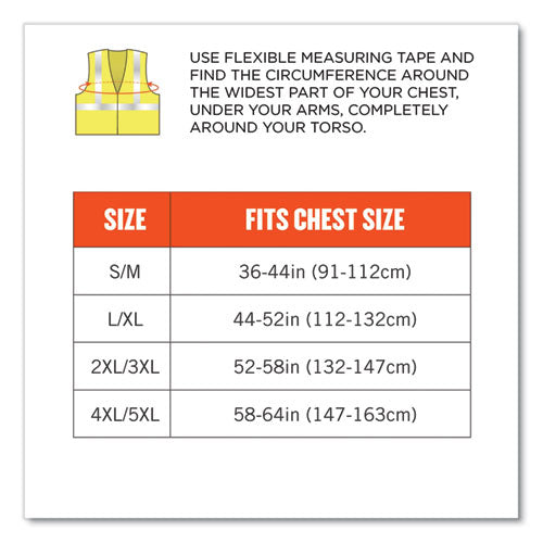 Glowear 8261frhl Class 2 Dual Compliant Fr Hook And Loop Safety Vest, Small/medium, Lime