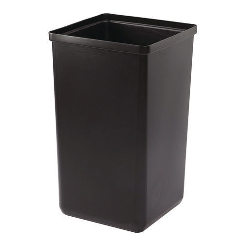 29 Gallon Trash/recycling Cans, Steel, Blue Cans/bottles Recycling And Green Compost Can W/mixed Lid, Black Trash Can Sq Lid