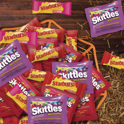 Skittles And Starburst Fun Size Variety Pack, 6 Lb 8.4 Oz Bag