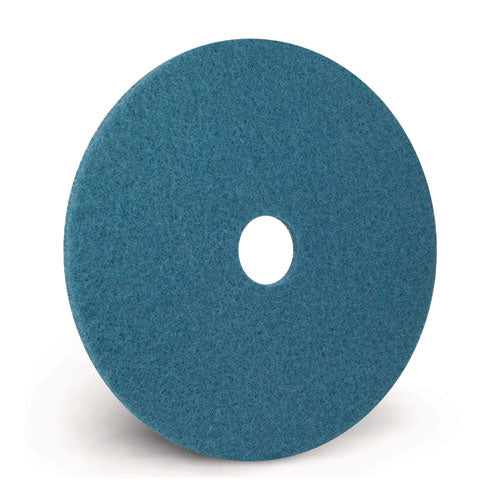 Blue Cleaner Pad, 16" Diameter, Blue, 5/carton