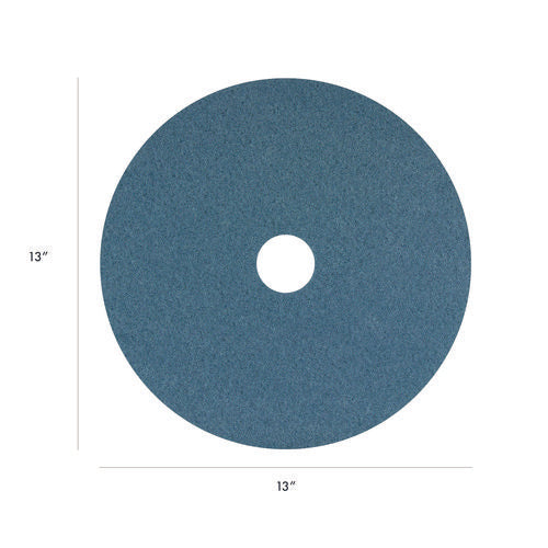 Blue Cleaner Pad, 13", Blue, 5/carton