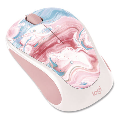 Design Collection Limited Edition Wireless Mouse, 2.4 Ghz, 33 Ft, Left/right Hand Use, Cotton Candy