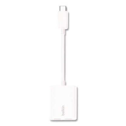 Rockstar Usb-c Audio + Charge Adapter, White