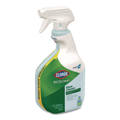 Clorox Pro Ecoclean Glass Cleaner, Unscented, 32 Oz Spray Bottle