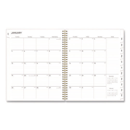 Laurel Weekly/monthly Planner, Springtime Floral Artwork, 11 X 8.5, Mint Green/multicolor Cover, 12-month (jan To Dec): 2025