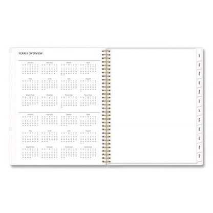 Laurel Weekly/monthly Planner, Springtime Floral Artwork, 11 X 8.5, Mint Green/multicolor Cover, 12-month (jan To Dec): 2025