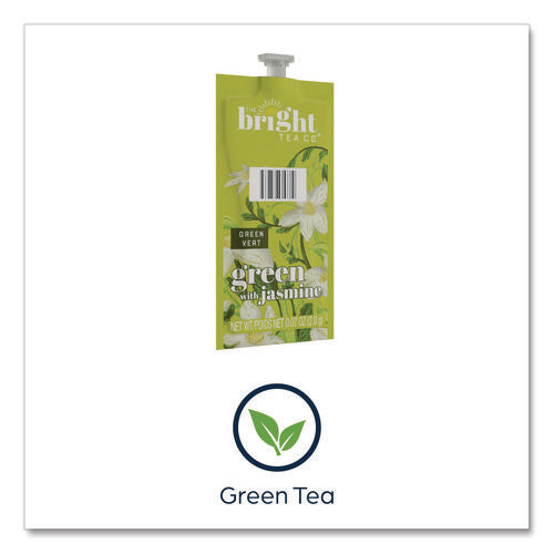 The Bright Tea Co. Green With Jasmine Tea Freshpack, Green With Jasmine, 40/carton