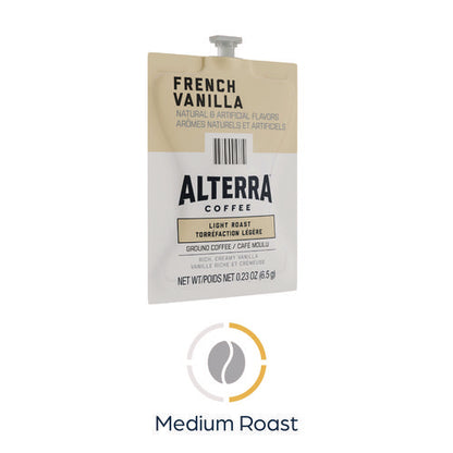 Alterra French Vanilla Coffee Freshpack, 0.23 Oz Pouch, 40/carton