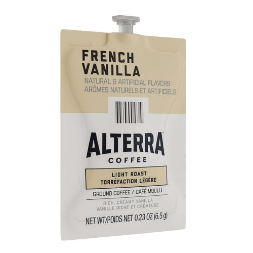 Alterra French Vanilla Coffee Freshpack, 0.23 Oz Pouch, 40/carton