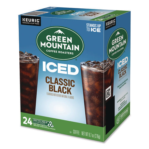 Classic Black Brew Over Ice Coffee K-cups, 0.4 Oz, 24/box