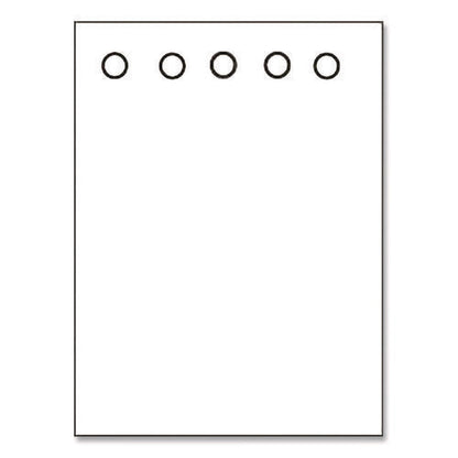 Laser Cut Sheets, 92 Bright, Side: 5-hole Punched, 20 Lb Bond Weight, 8.5 X 11, White, 500 Sheets/ream, 5 Reams/carton