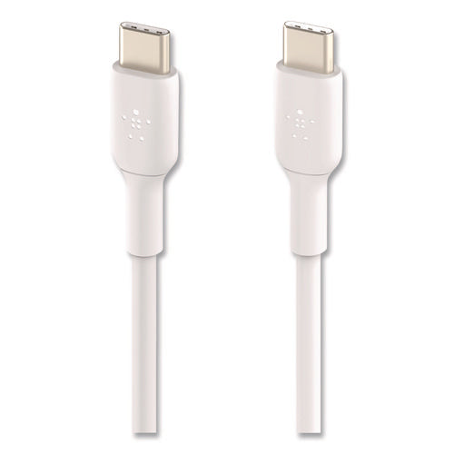 Boost Charge Usb-c To Usb-c Cable, 3.3 Ft, White, 2/pack