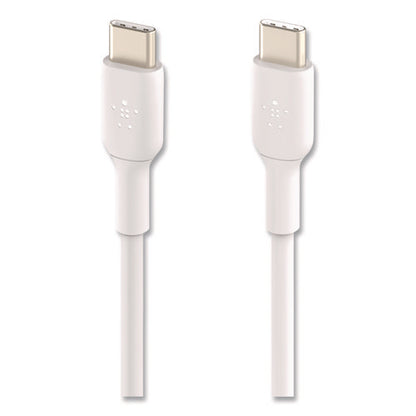 Boost Charge Usb-c To Usb-c Cable, 3.3 Ft, White, 2/pack