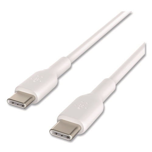 Boost Charge Usb-c To Usb-c Cable, 3.3 Ft, White, 2/pack